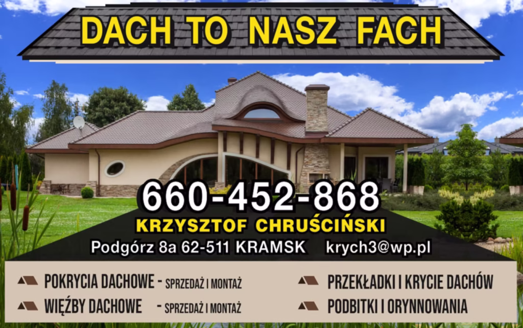 wizytówka dachychruściński